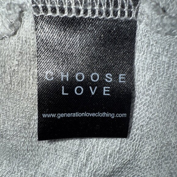 GENERATION LOVE NEW YORK Top Small Semi Sheer Distressed long sleeve Cut Out - Picture 5 of 11